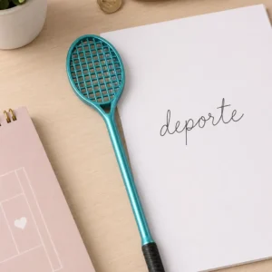 lapiz forma raqueta