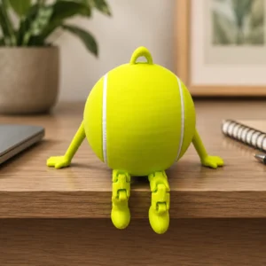 figura pelota de tennis 3d